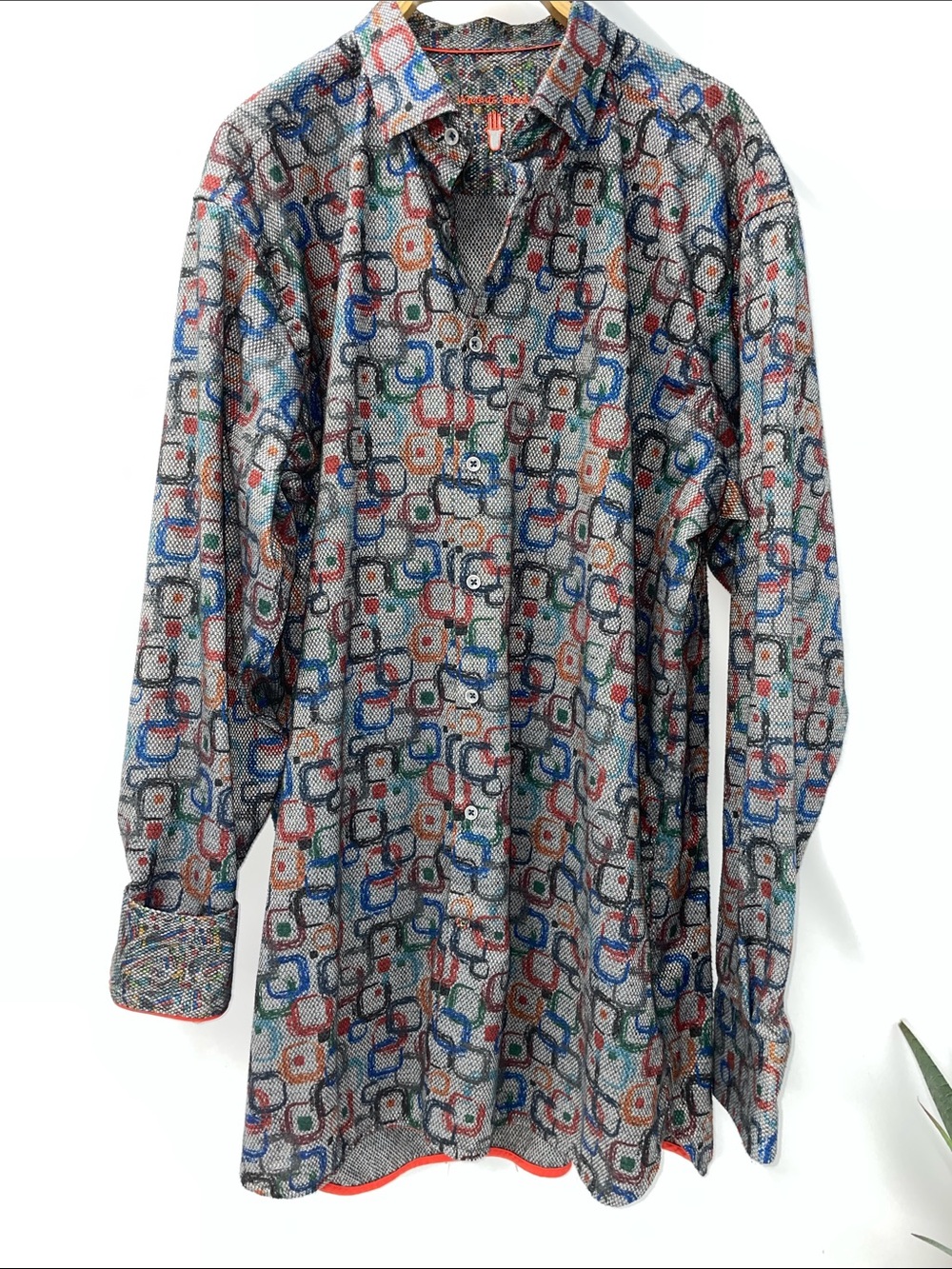 VISCONTI BLACK MENS CASUAL DRESS SHIRT FTL-08-028